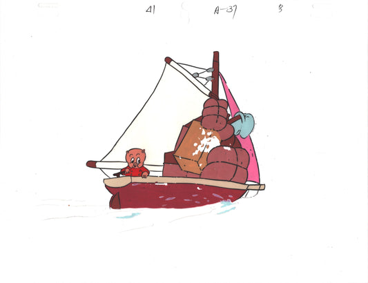 Looney Tunes Production Animation Cel from Warner Bros Korean Color Repaint 1960s CA37