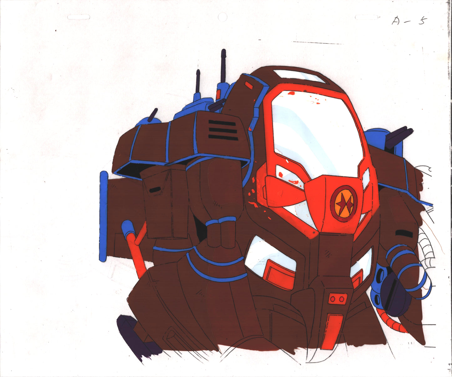 2 LOT EXOSQUAD Original Production Animation Cels Universal 1993-1994 4-5