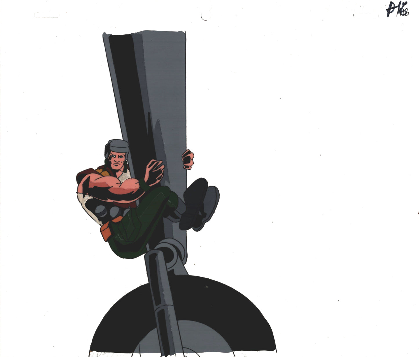 G.I. Joe Extreme Screen-Used Cartoon Production Cel and Drawing 1995-1997 A-a19