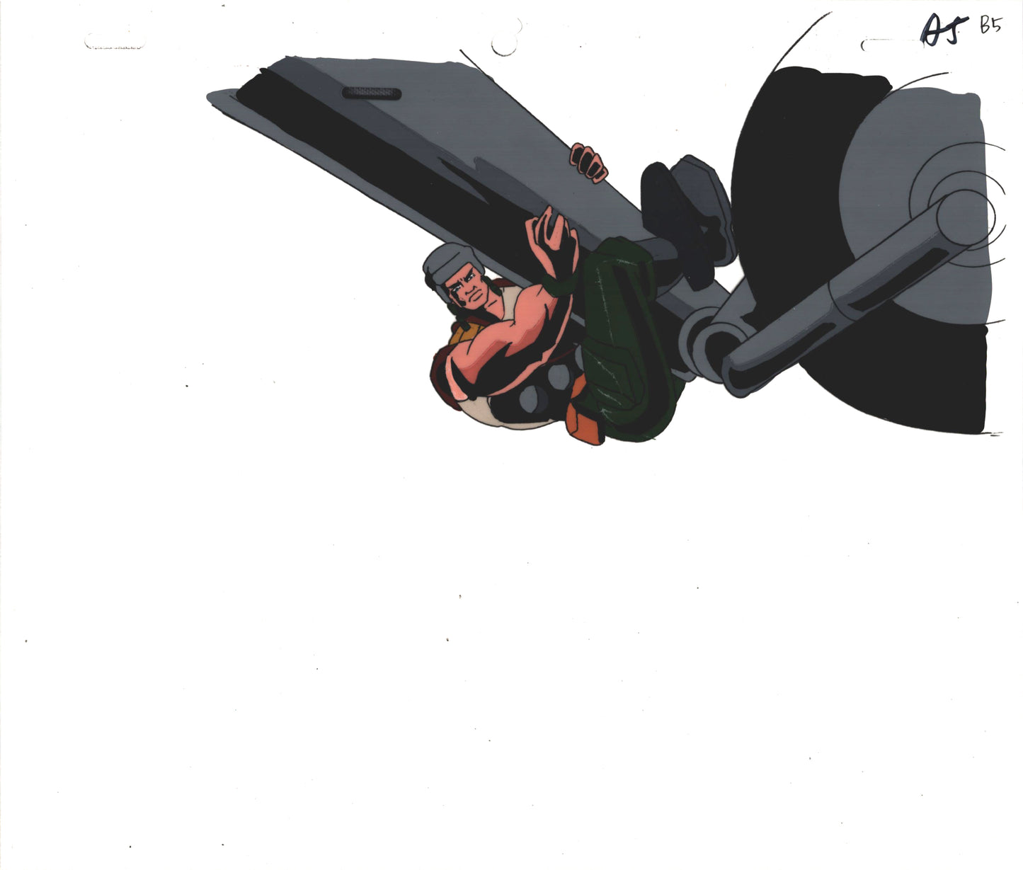 G.I. Joe Extreme Screen-Used Cartoon Production Cel and Drawing 1995-1997 A-a5