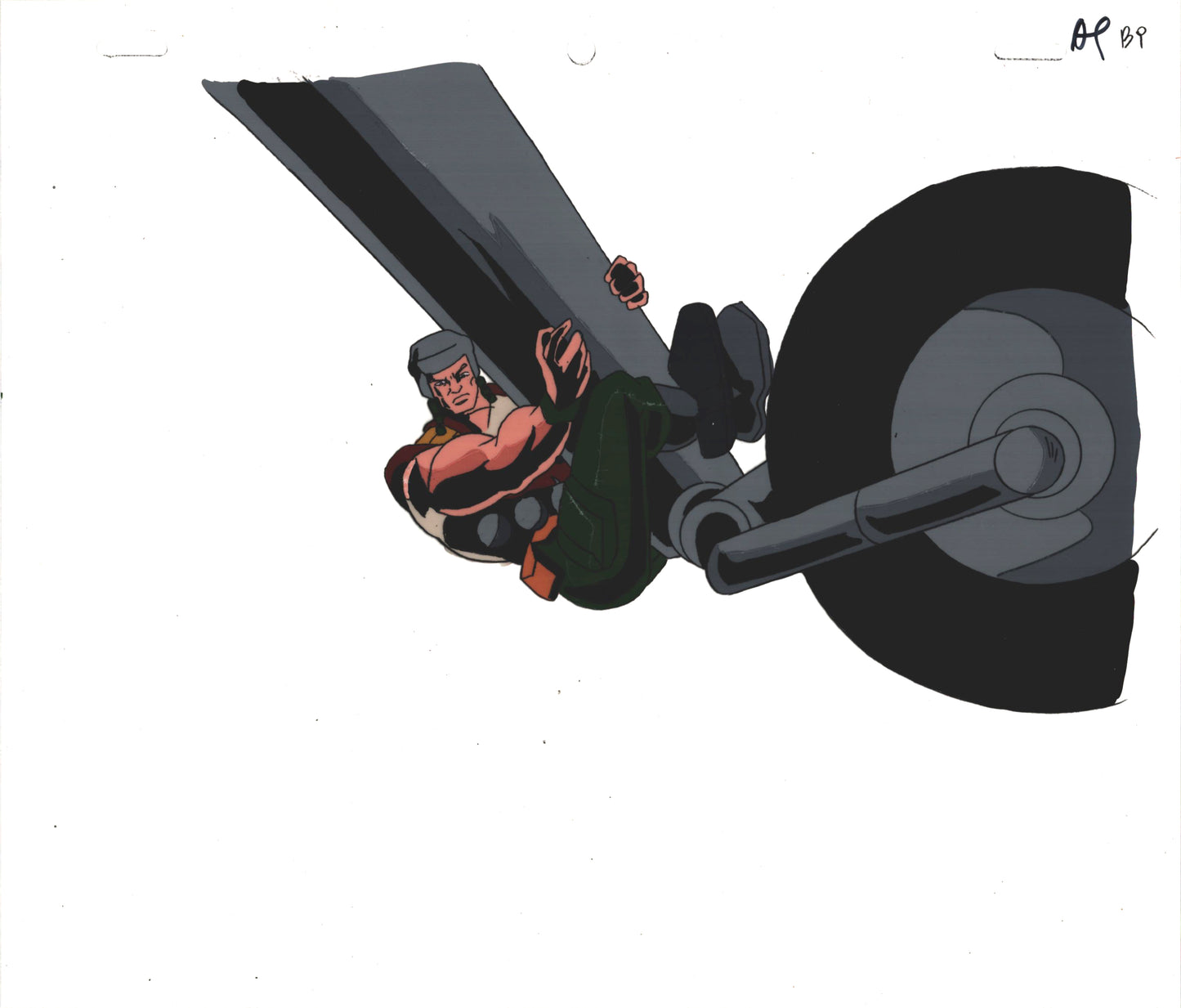 G.I. Joe Extreme Screen-Used Cartoon Production Cel and Drawing 1995-1997 A-a9