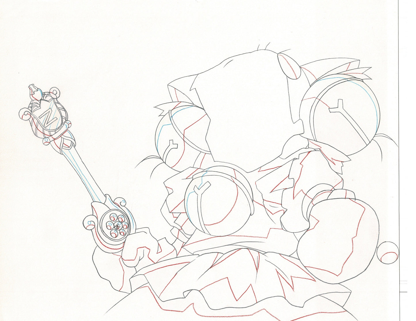 Excel Saga Anime Production Animation Cel Drawing 2000 CE-06