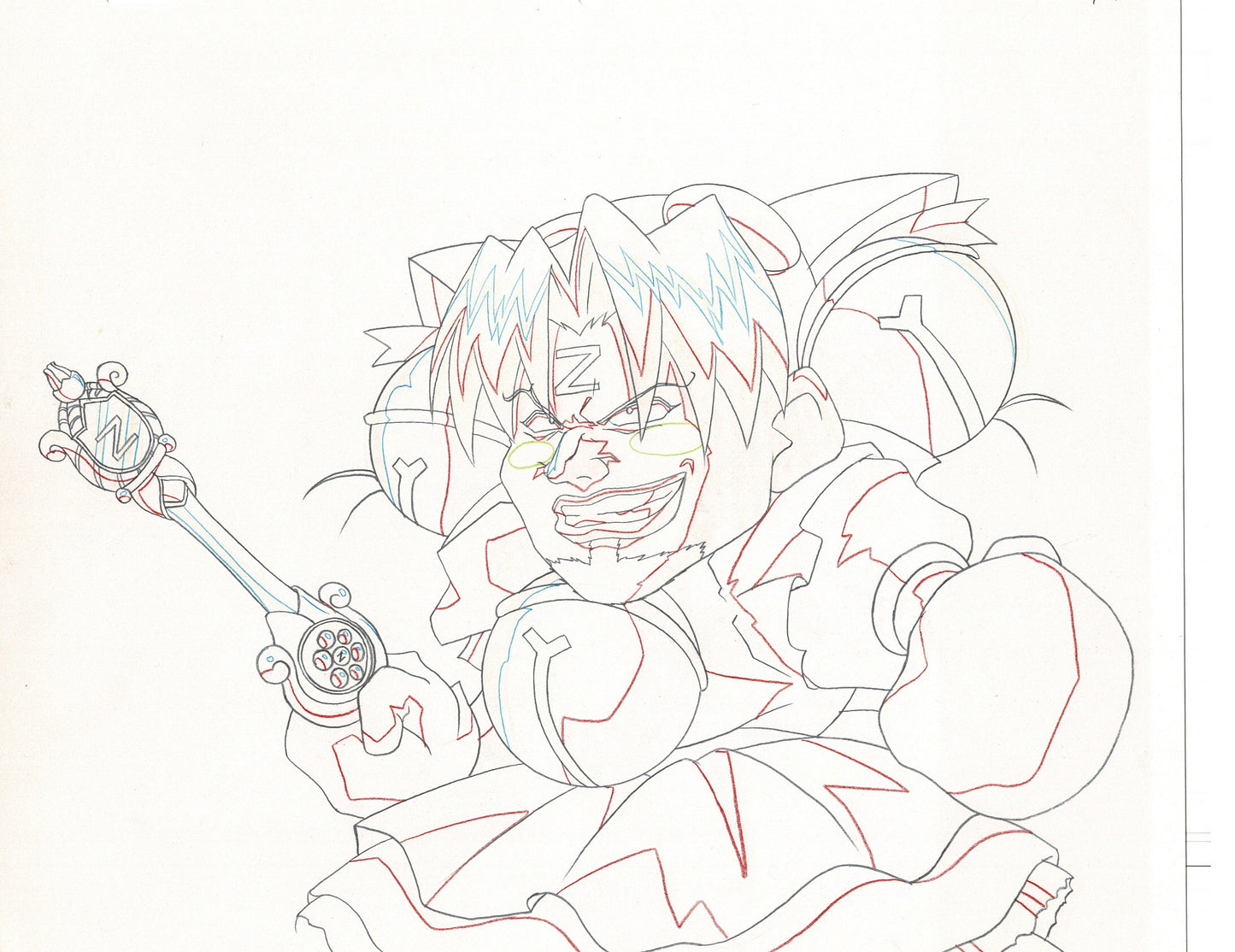 Excel Saga Anime Production Animation Cel Drawing 2000 CE-08