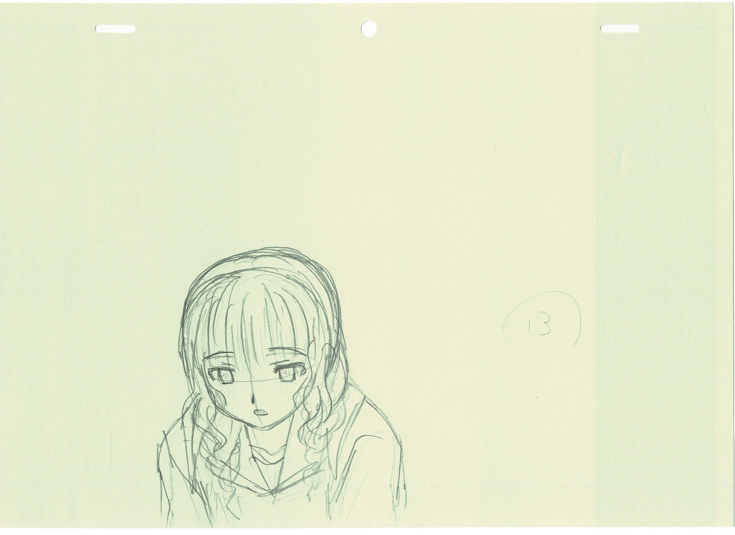 Kimikiss Pure Rouge Mao Mizusawa Anime Production Animation Cel Drawing 2007-8 AA-09