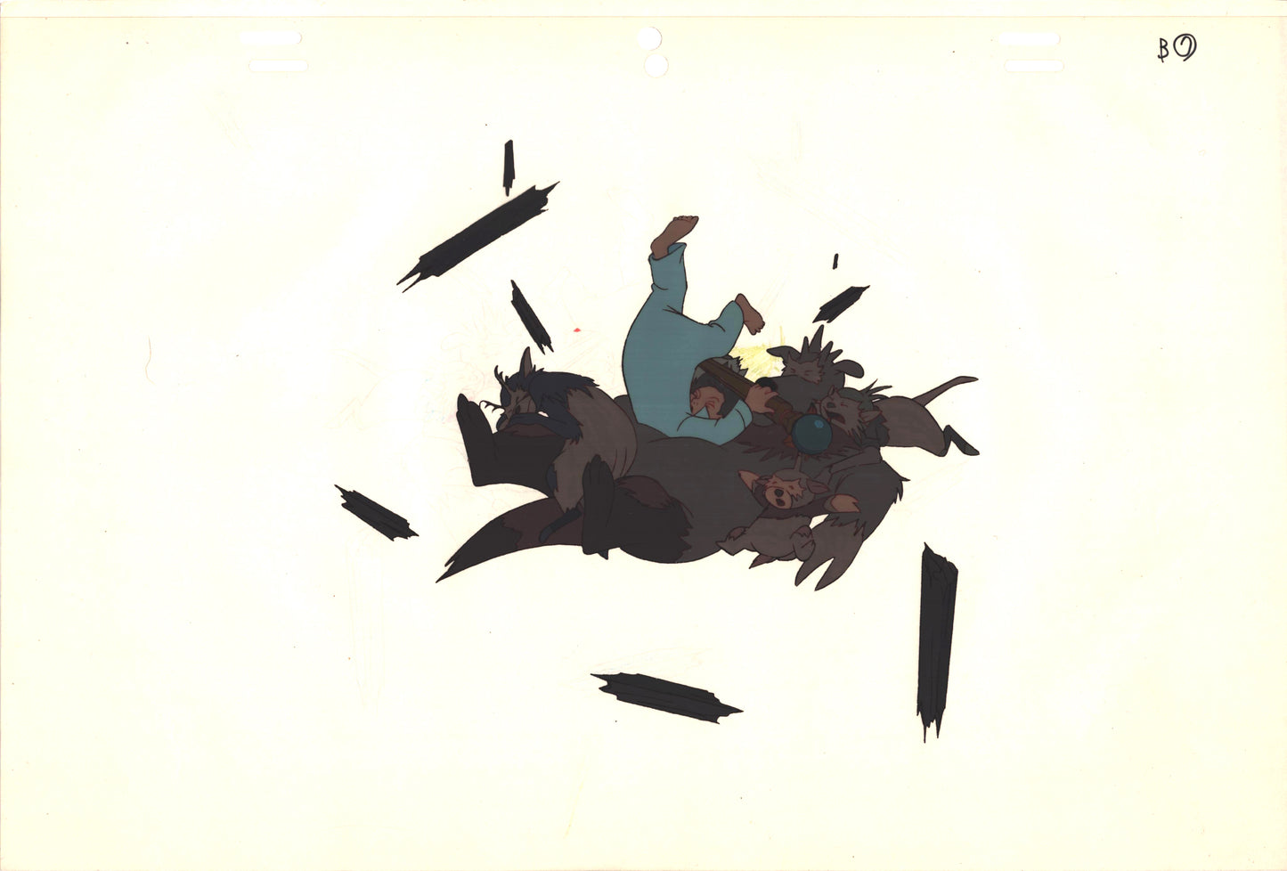 Little Nemo Adventures in Slumberland Animation Cel and Drawing 1989 McCay E-b-2