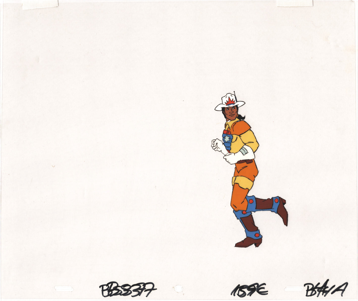 Bravestarr Animation Cartoon Production Cel Filmation 1987-8 G-b4