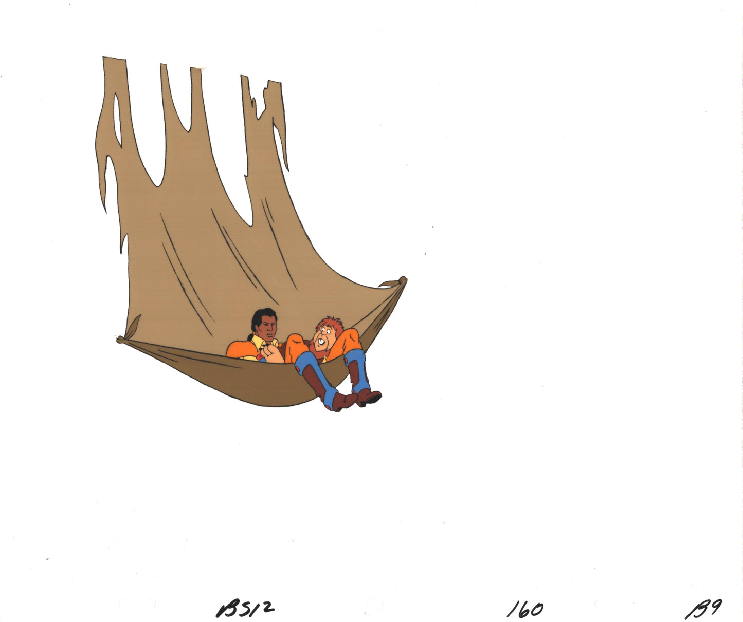 Bravestarr Animation Cartoon Production Cel Used Onscreen from Filmation 1987-8 E-B9