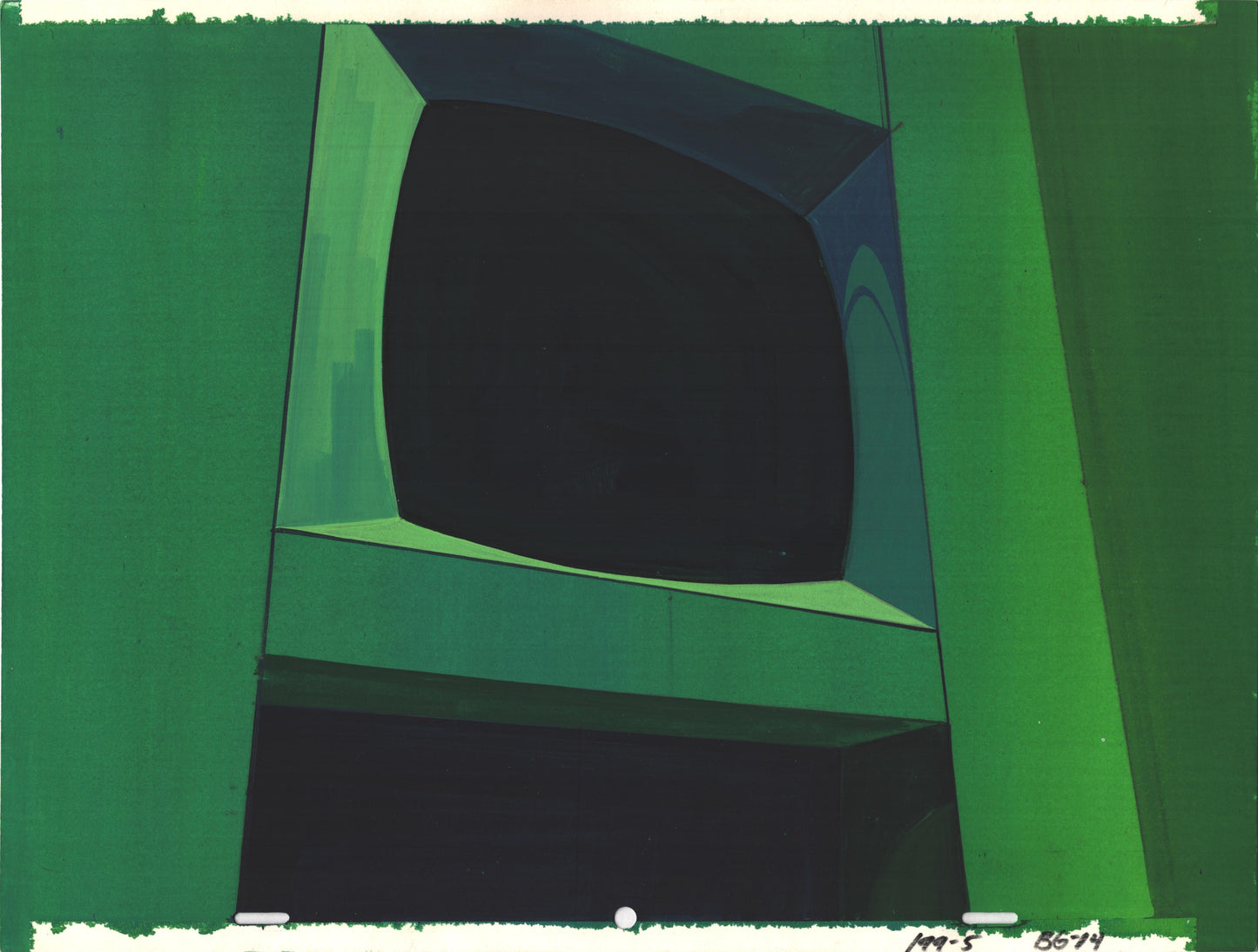 Superfriends Production Animation Background Hanna Barbera 1980 A-14