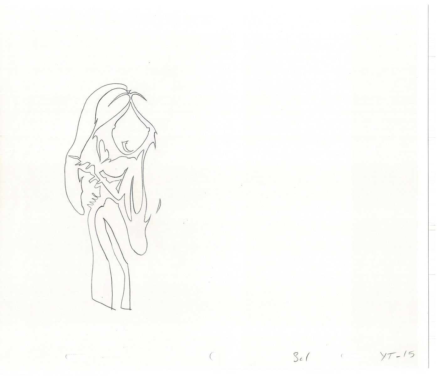BRATZ Yasmin Bop-It Toy Commercial 2 Production Animation Cel Drawings 2005 K-005