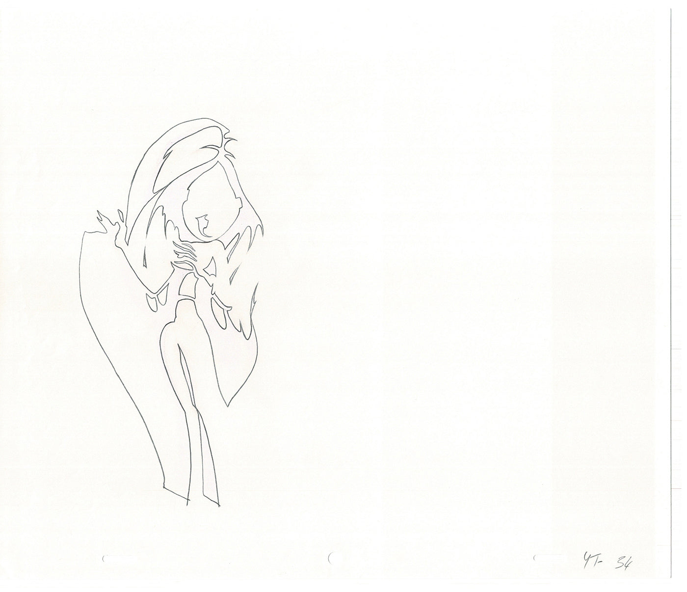 BRATZ Yasmin Bop-It Toy Commercial 2 Production Animation Cel Drawings 2005 K-029