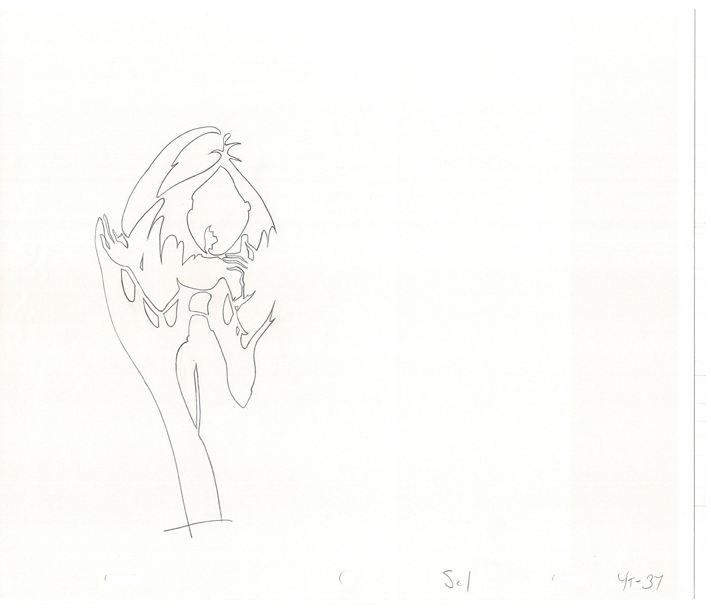 BRATZ Yasmin Bop-It Toy Commercial 2 Production Animation Cel Drawings 2005 K-033