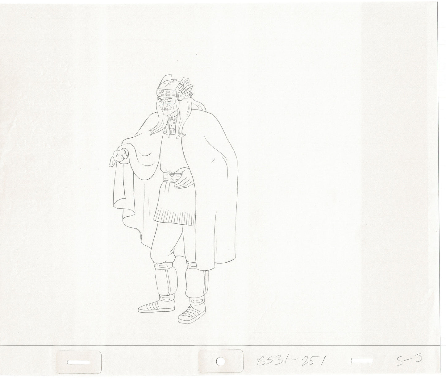 LOT OF 10 Bravestarr Production Animation Cel Drawings Filmation 1988 B111-120