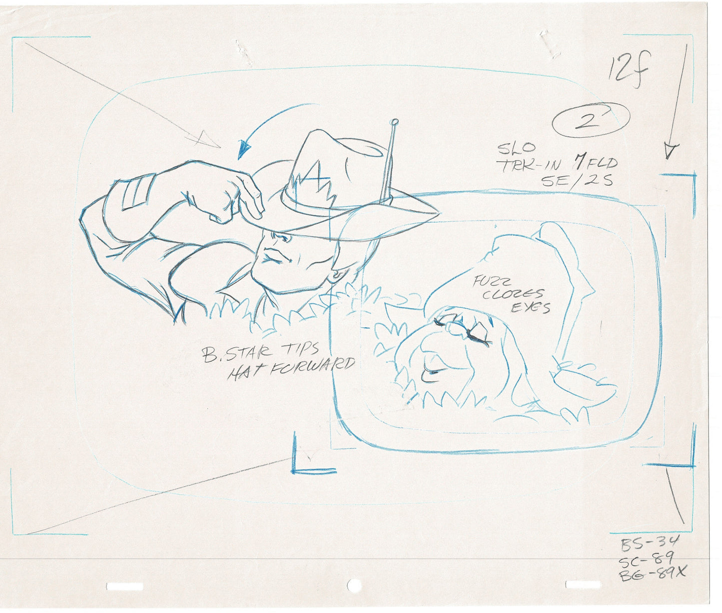 LOT OF 10 Bravestarr Production Animation Cel Drawings Filmation 1988 B131-140