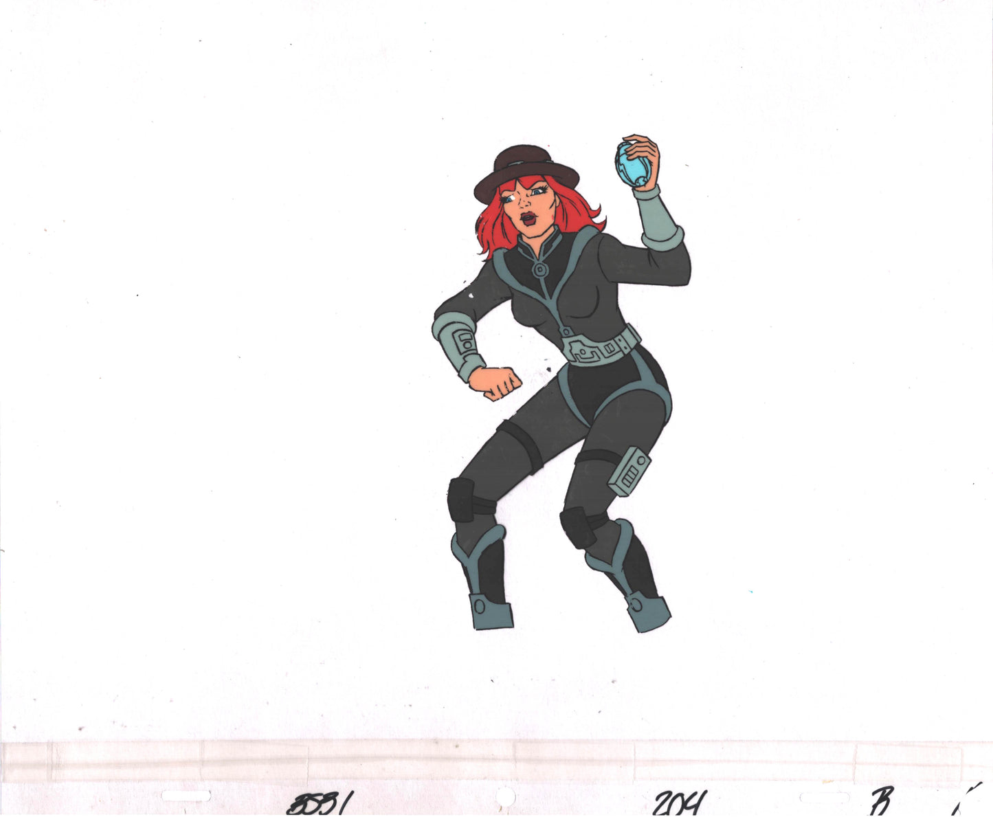 Bravestarr Animation Cartoon Production Cel Used Onscreen from Filmation 1987-8 A-B