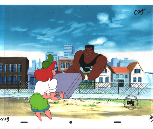 ProStars Bo Jackson Original Production Cartoon Animation Cel 1991 DIC RC25