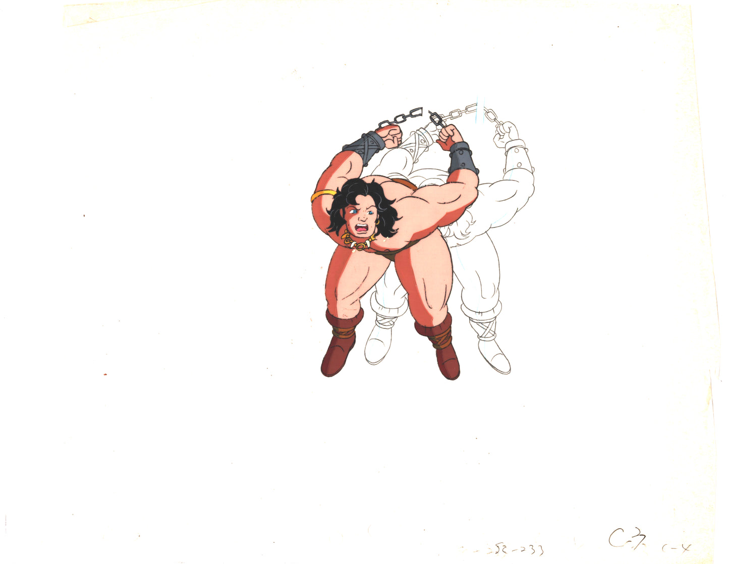 Conan The Adventurer Cartoon Production Animation Cel Sunbow Howard 1992-93 E-jc7