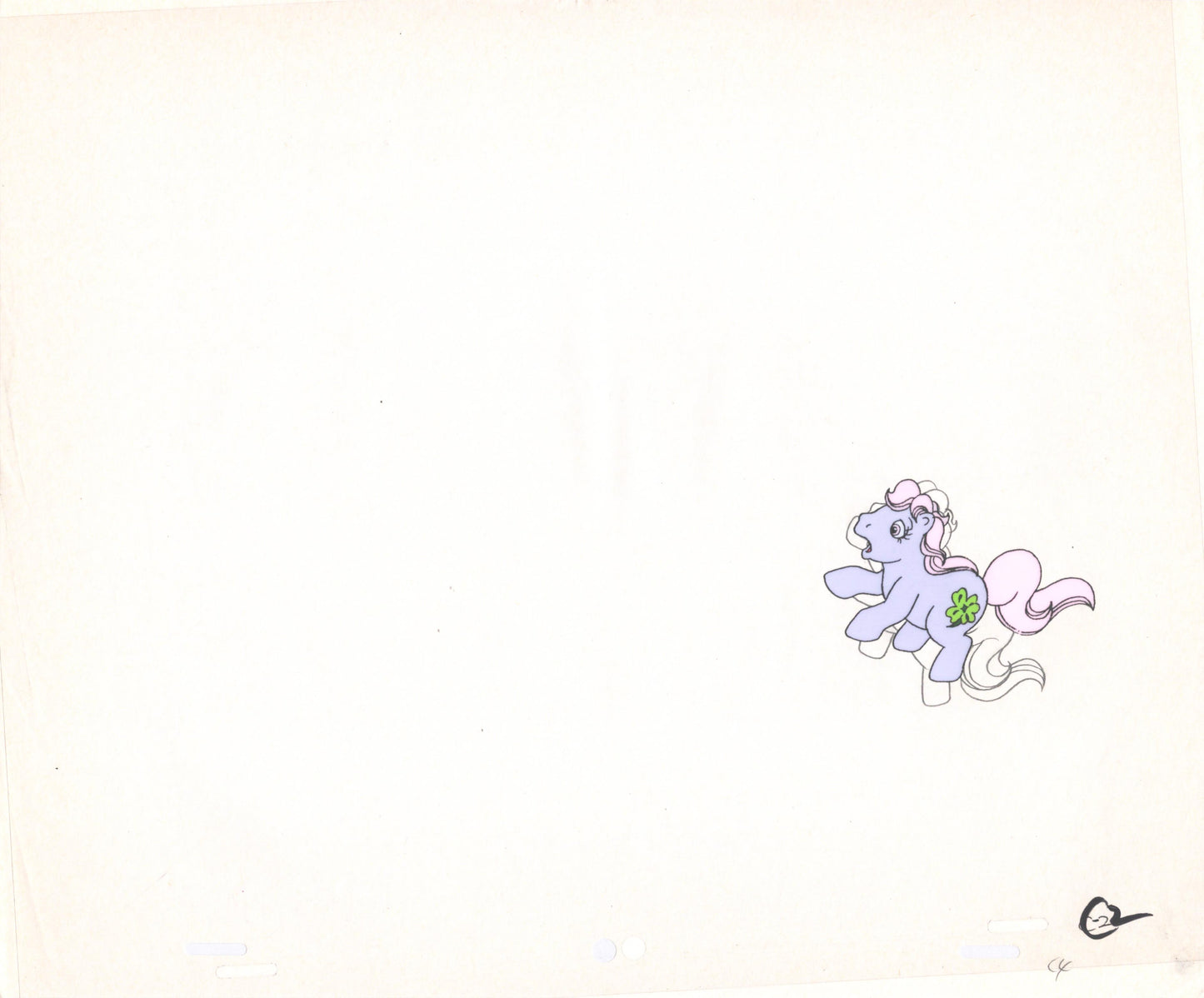 My Little Pony Original Production Animation Cel Hasbro Sunbow 1980s or 90s Used to Make the Cartoon 3-C2B