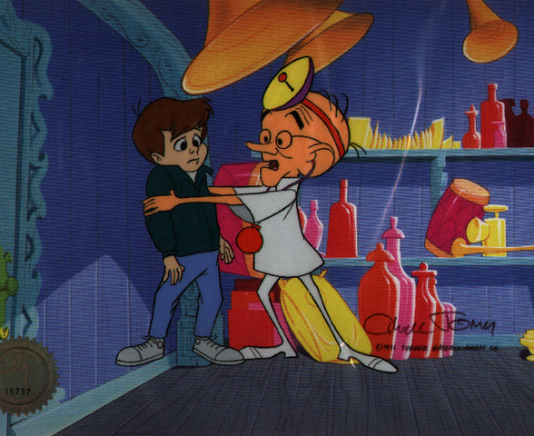 Phantom Tollbooth Chuck Jones Signed 1970 Production Animation Cel Milo MGM 1