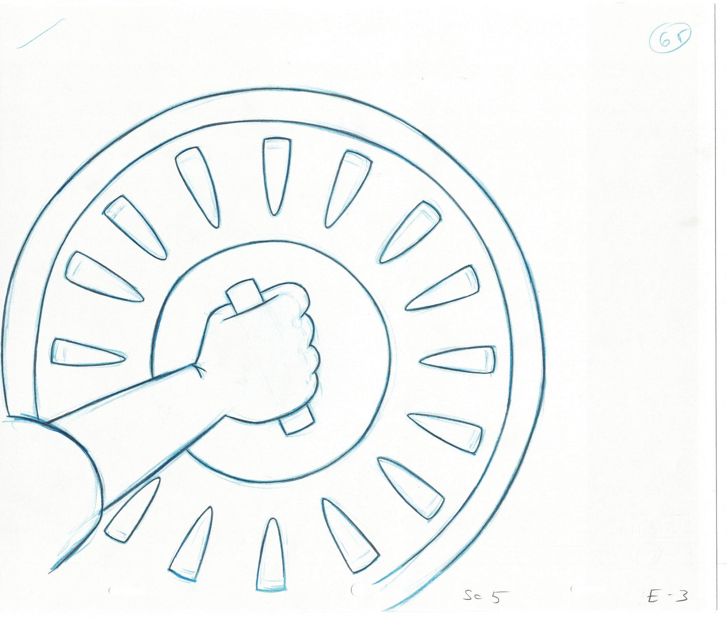 NYC New York City Rats PSA Commercial 2 LOT Animation Cel Drawings 2000 A01-2