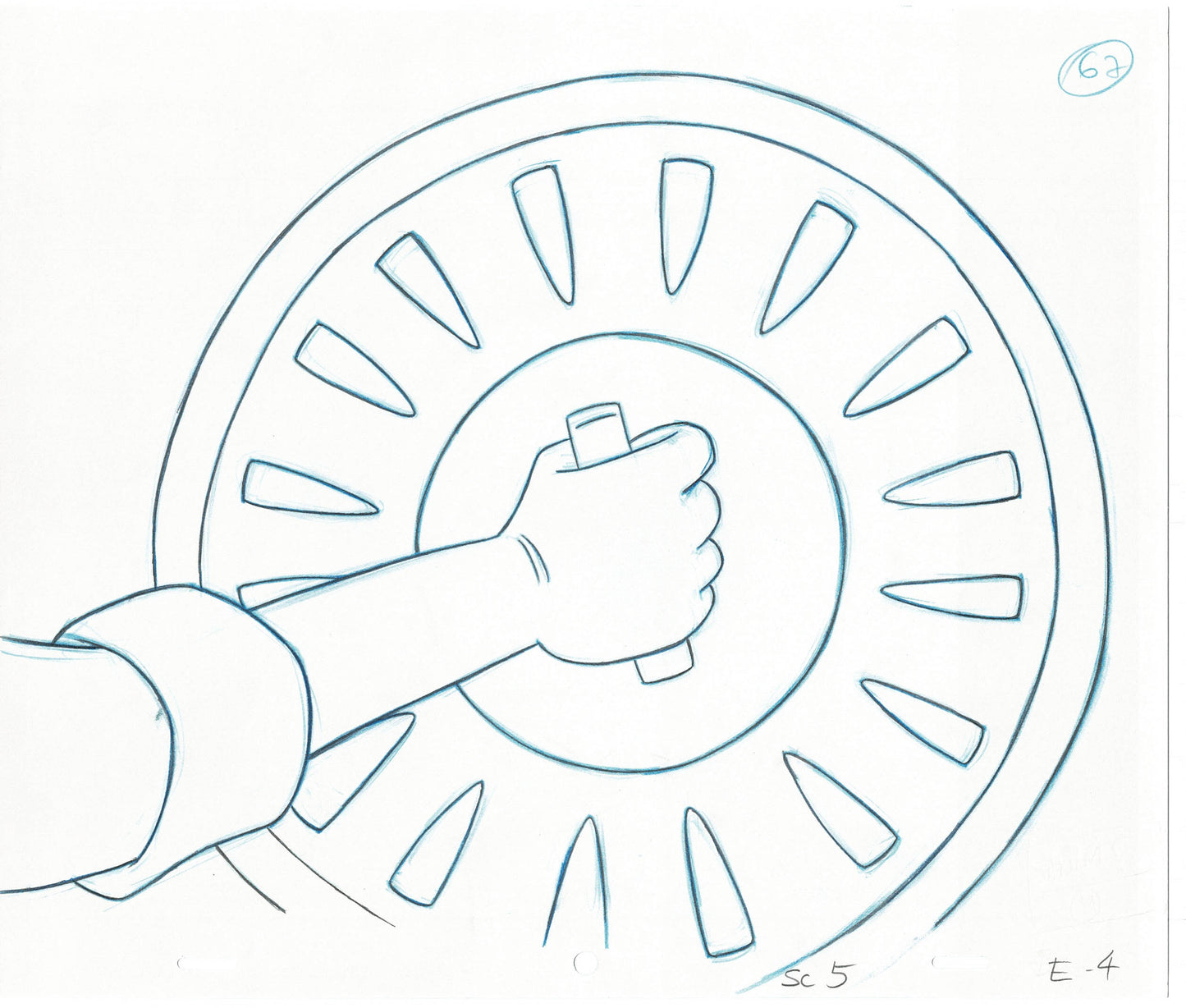 NYC New York City Rats PSA Commercial 2 LOT Animation Cel Drawings 2000 A03-4