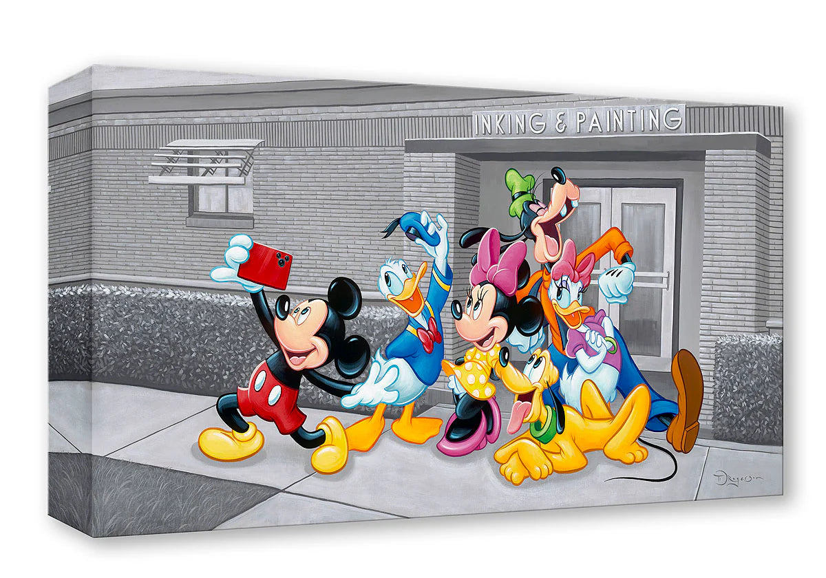 Mickey Mouse Donald Duck and more! Walt Disney Fine Art Tim Rogerson Limited Edition of 1500 Treasures on Canvas Print TOC "Celfie"