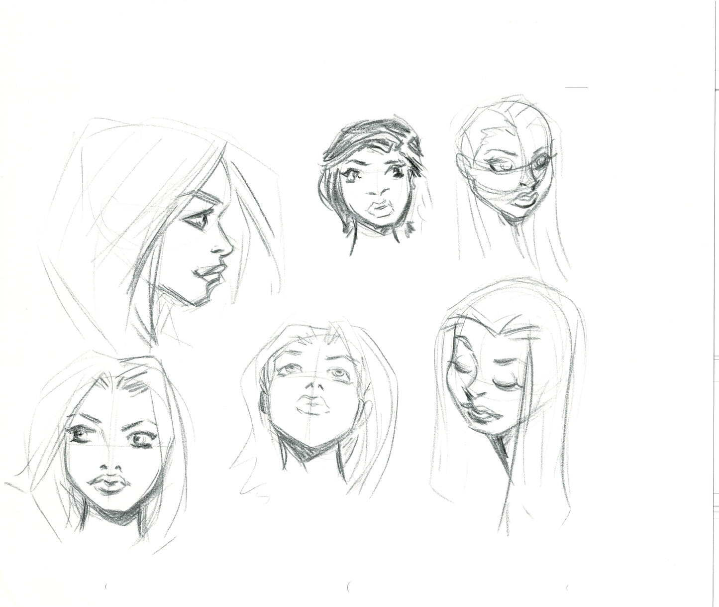 Dave Bullock Hand-Drawn Comic Illustration for Covers and Book DC H10