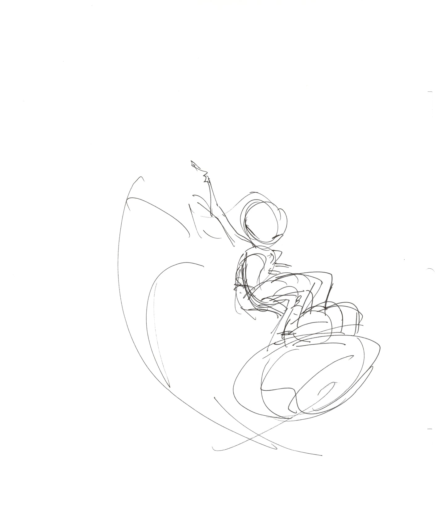 Dave Bullock 2 LOT Hand-Drawn Comic Illustrations for Covers and Book DC L3