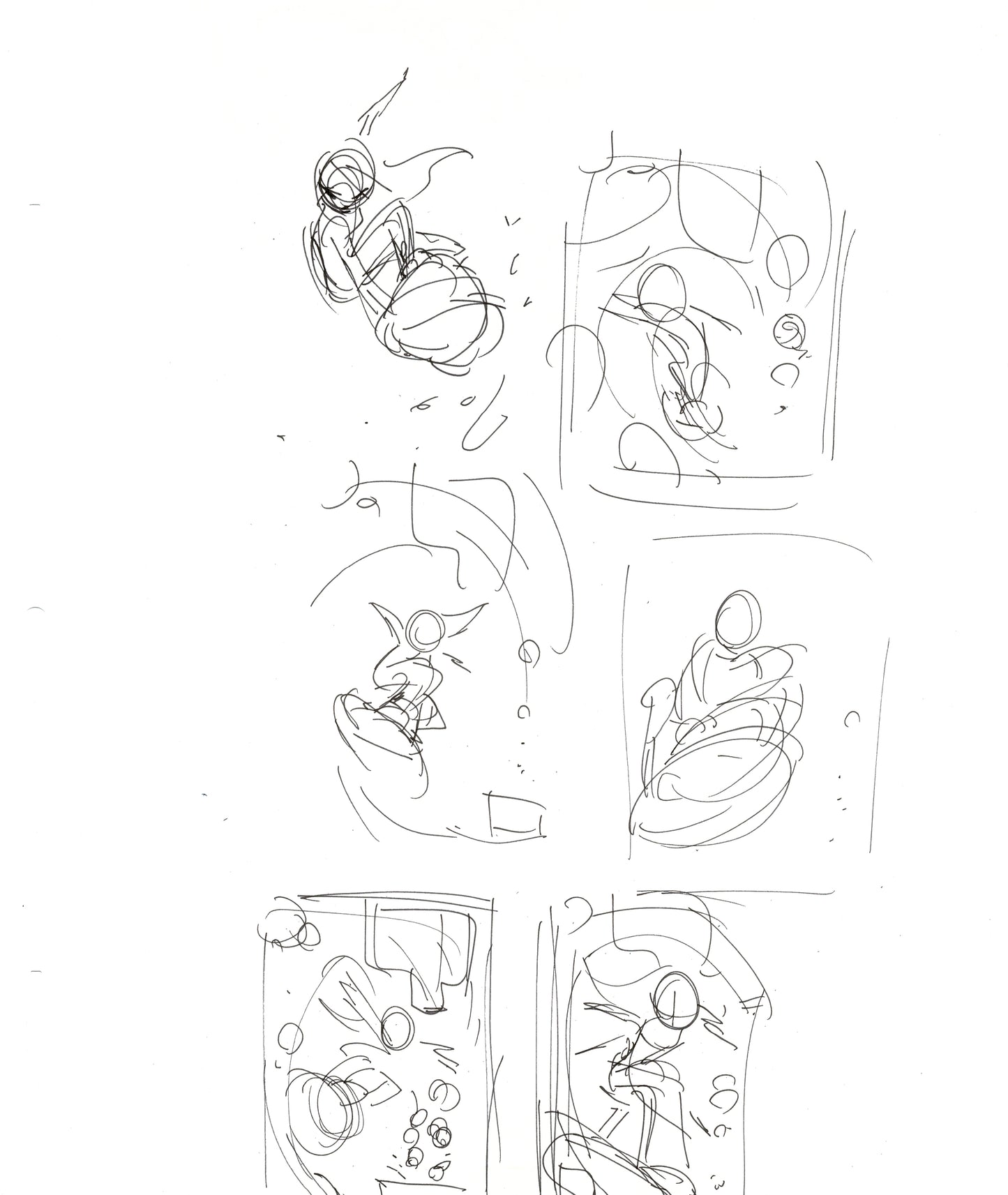 Dave Bullock Hand-Drawn Comic Illustration for Covers and Book DC L49