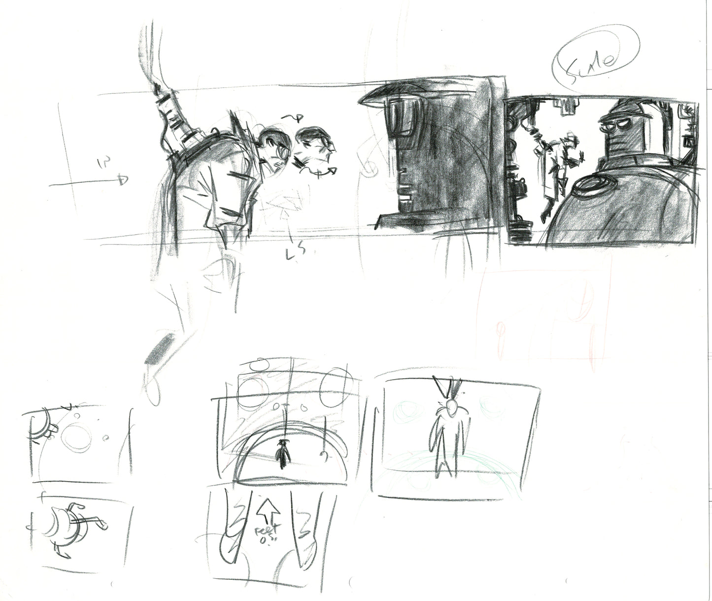 Dave Bullock Hand-Drawn Comic Illustration for Covers and Book DC M3