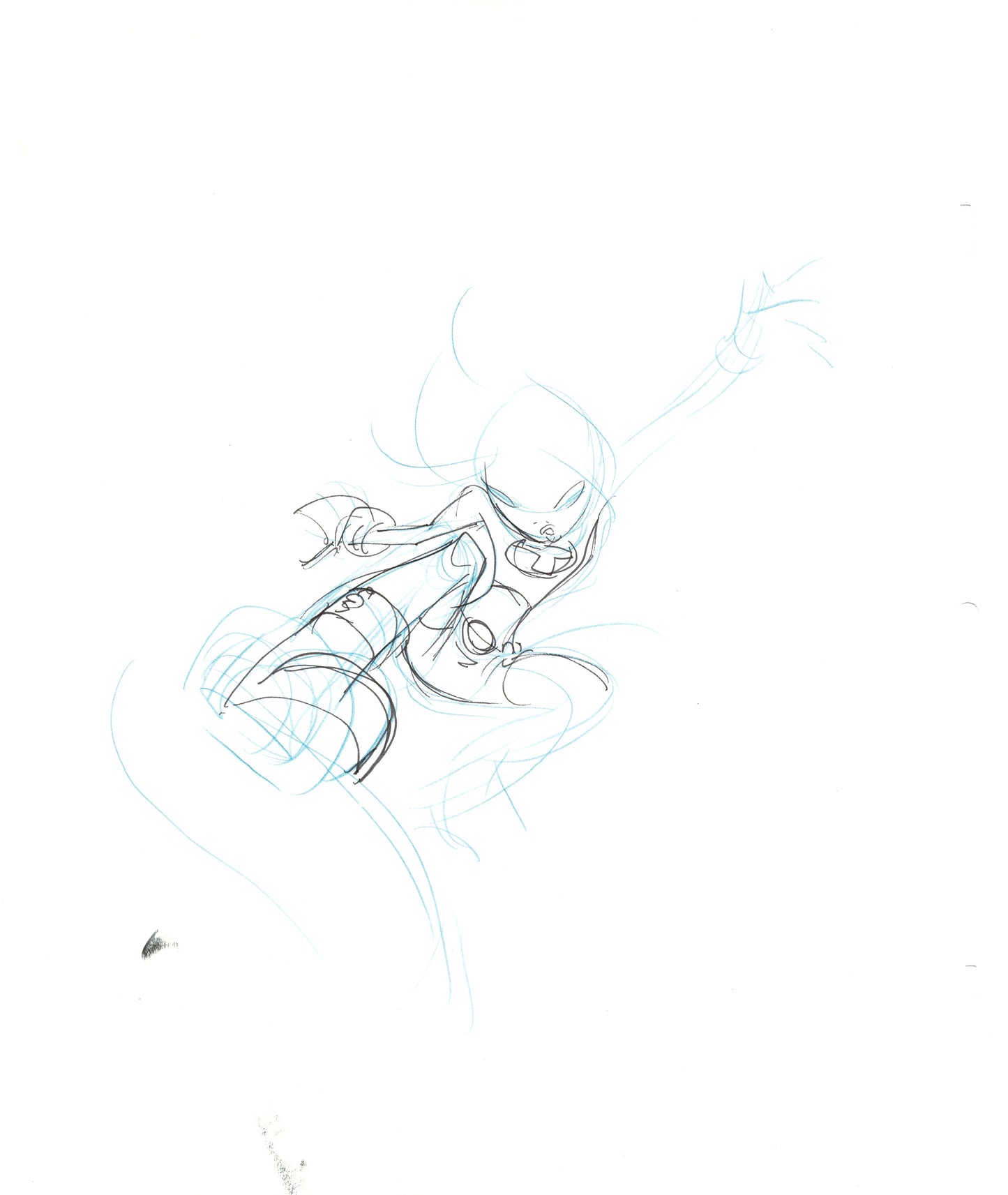 Dave Bullock Hand-Drawn Comic Illustration for Covers and Book DC M22