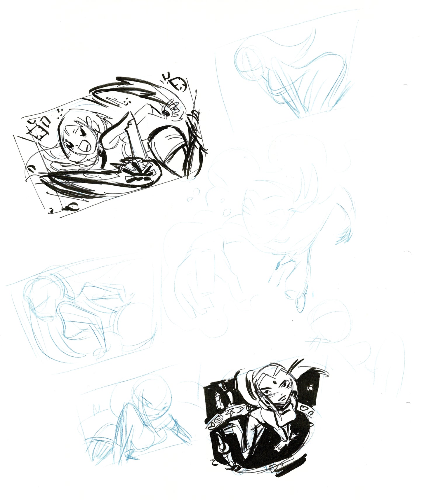 Dave Bullock Hand-Drawn Comic Illustration for Covers and Book DC M30