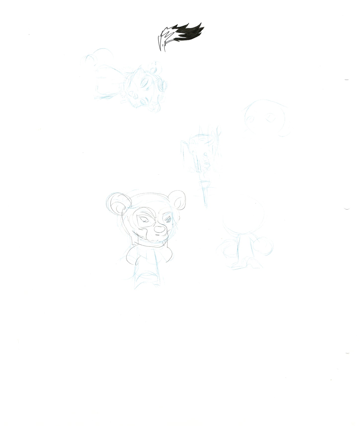 Dave Bullock Hand-Drawn Comic Illustration for Covers and Book DC M39