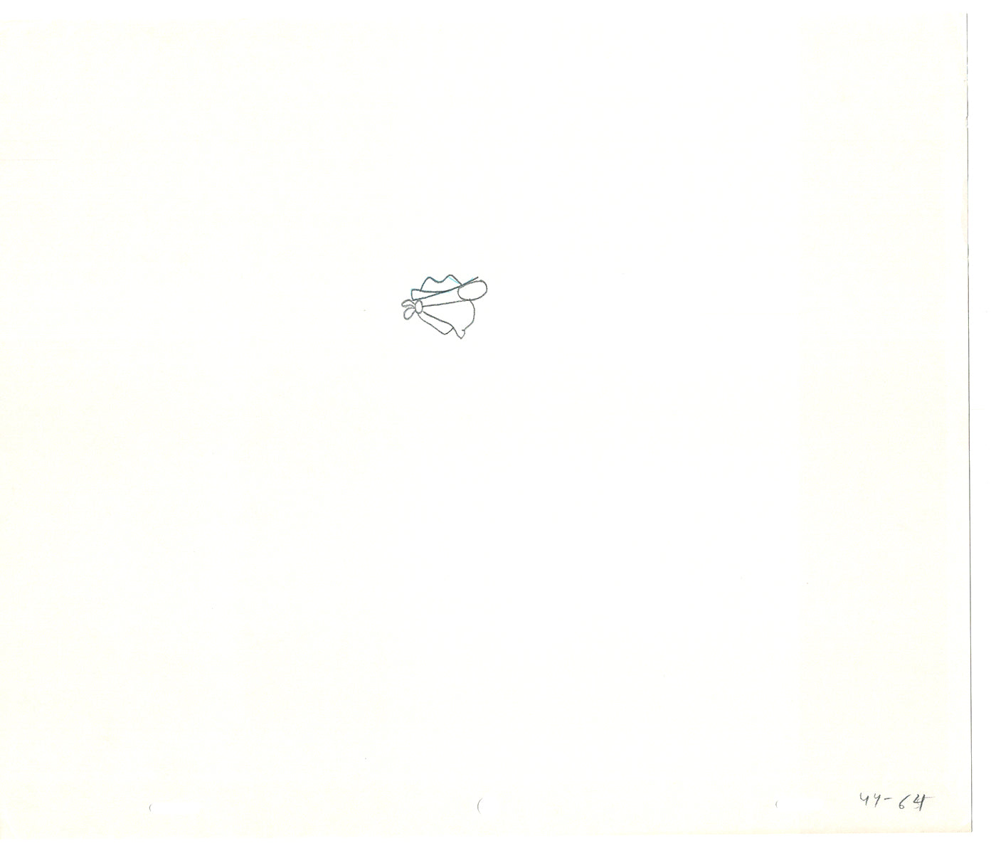 Sesame Street Two Cel Drawings Detective Anticipation Production Cartoon Ivanick 1989 CD065