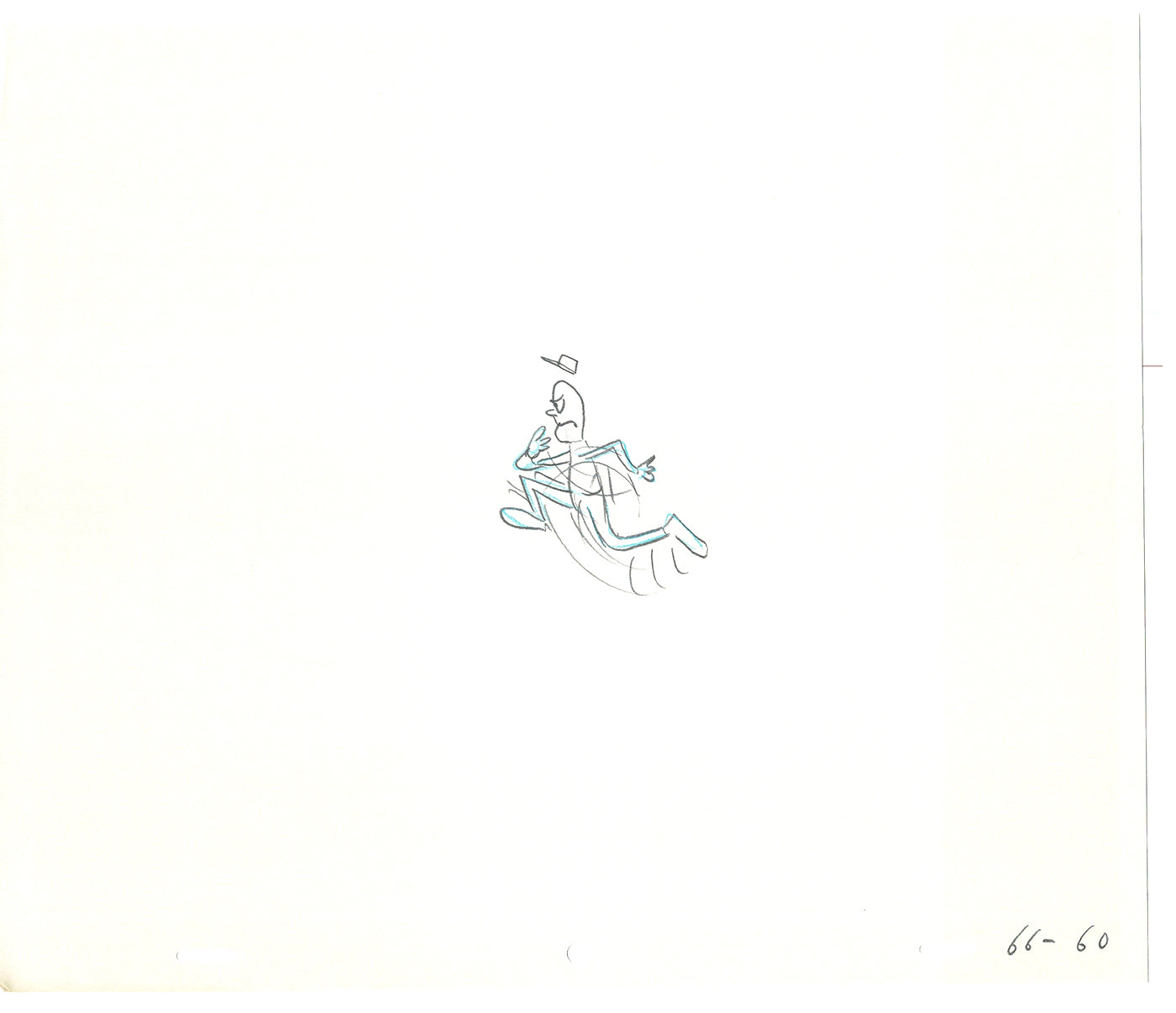 Sesame Street Two Cel Drawings Detective Anticipation Production Cartoon Ivanick 1989 CD109