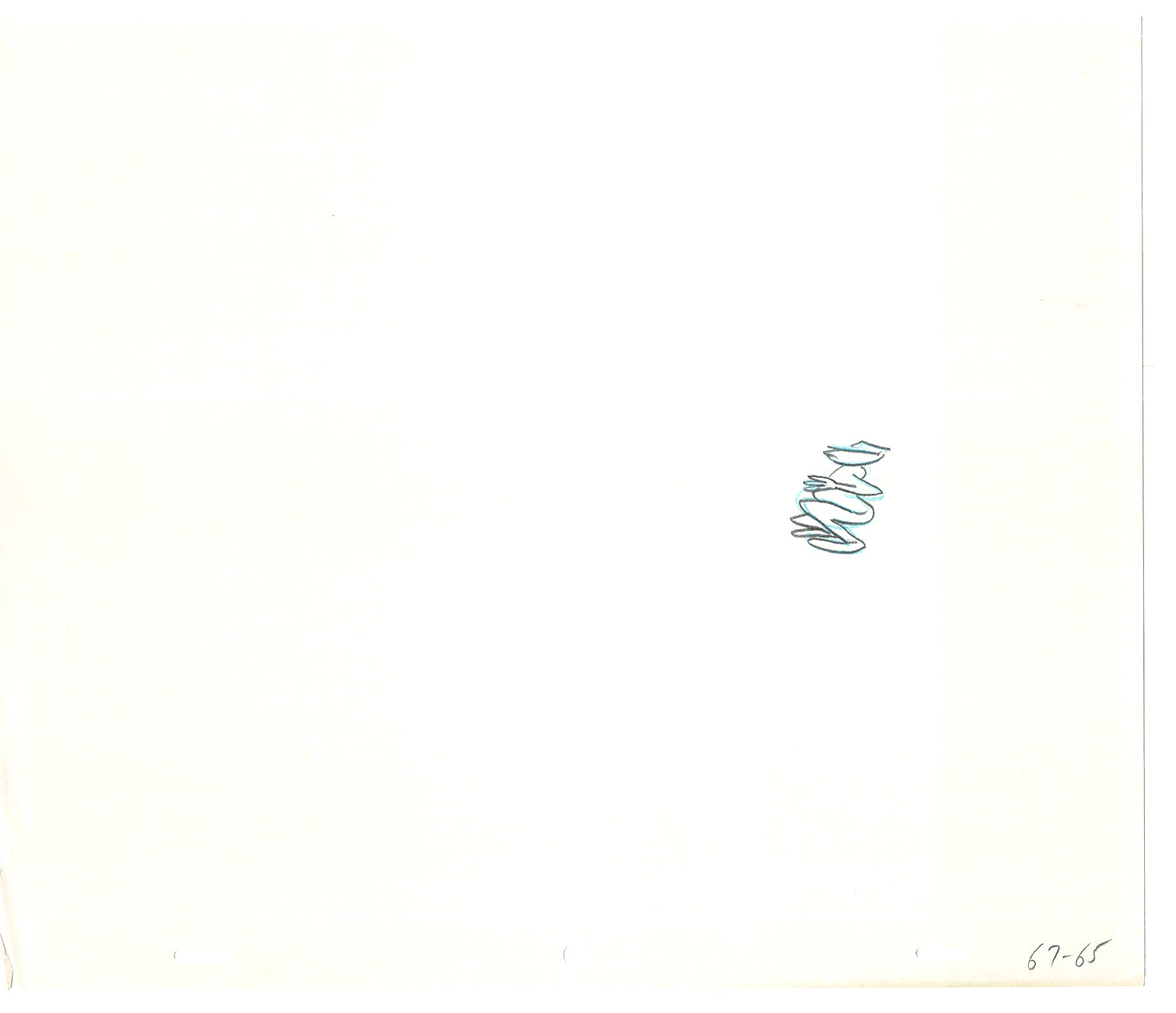 Sesame Street Two Cel Drawings Detective Anticipation Production Cartoon Ivanick 1989 CD111