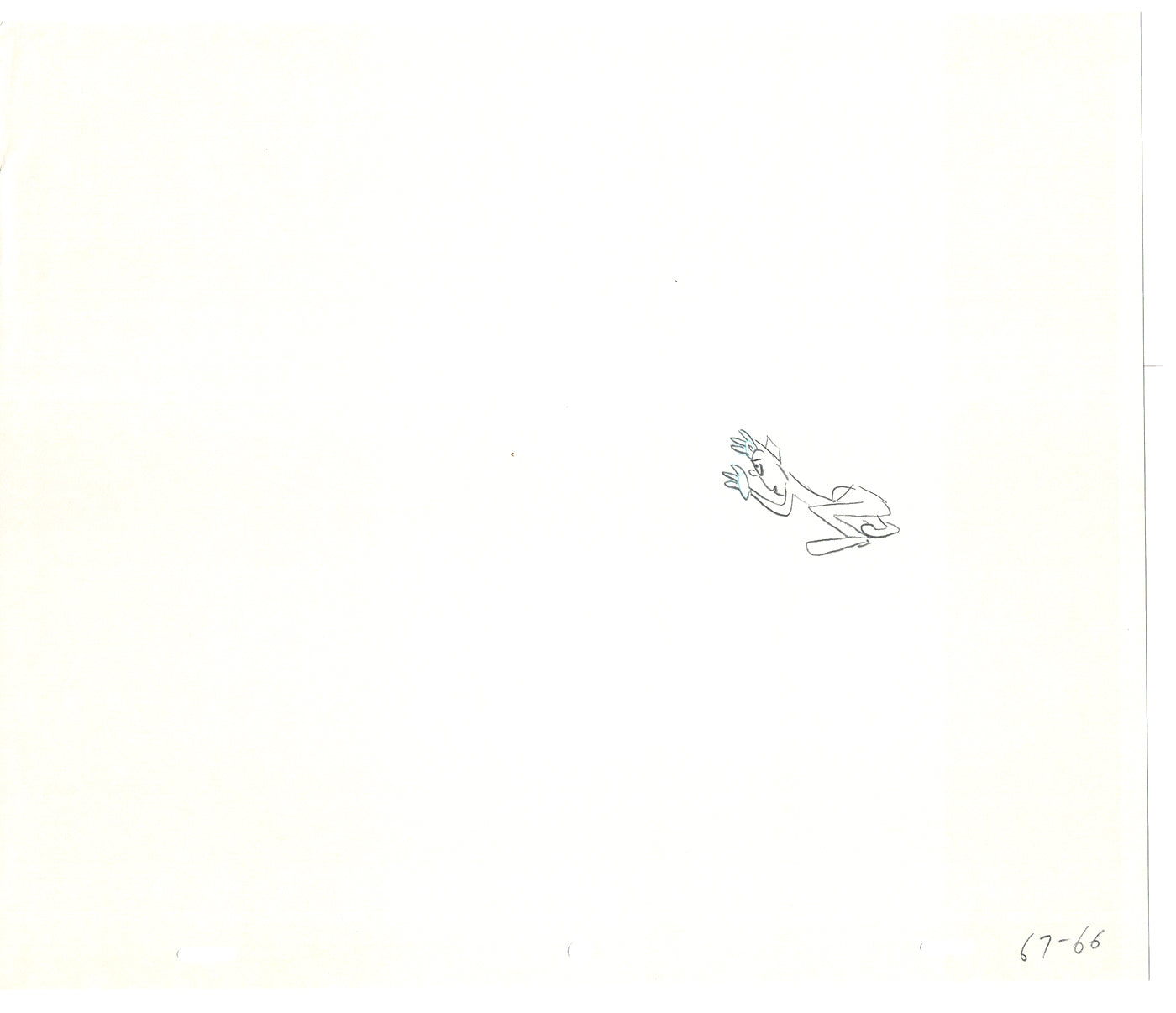 Sesame Street Two Cel Drawings Detective Anticipation Production Cartoon Ivanick 1989 CD113
