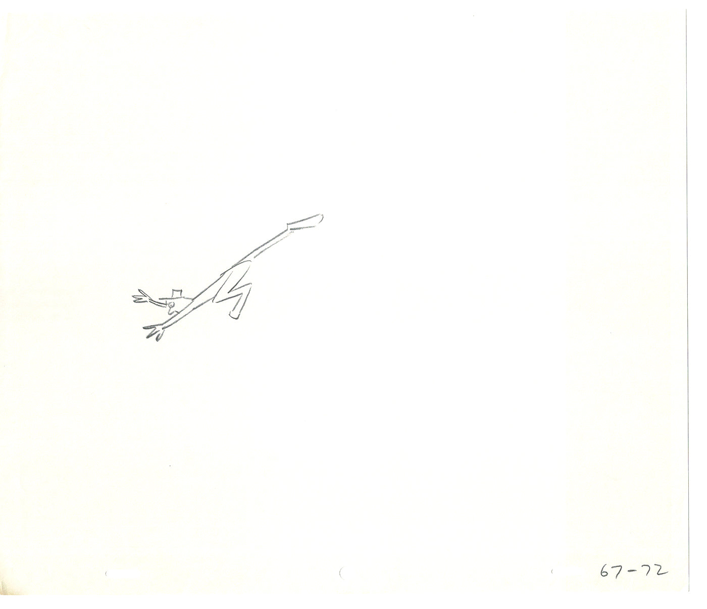 Sesame Street Two Cel Drawings Detective Anticipation Production Cartoon Ivanick 1989 CD123