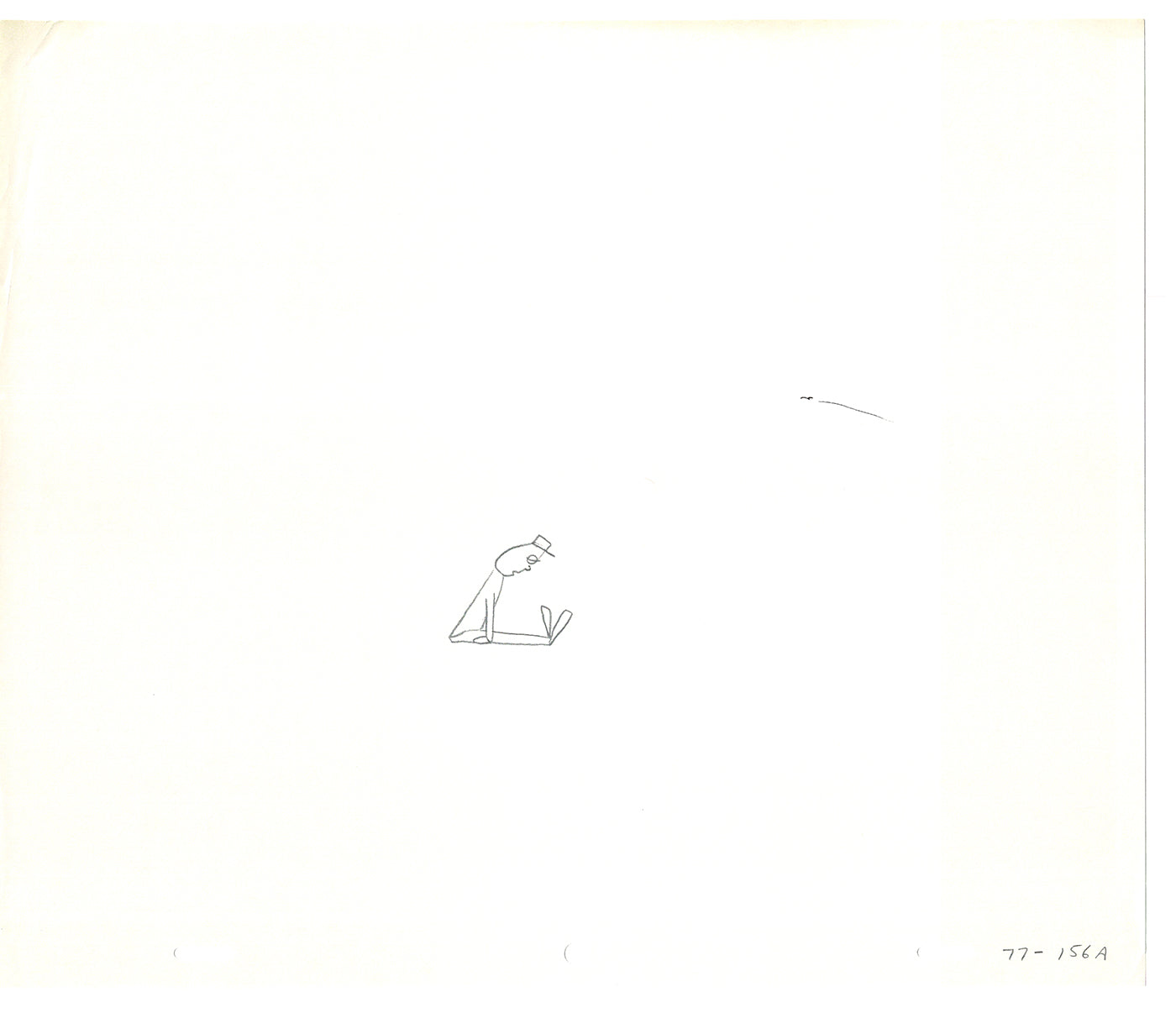 Sesame Street Two Cel Drawings Detective Anticipation Production Cartoon Ivanick 1989 CD181