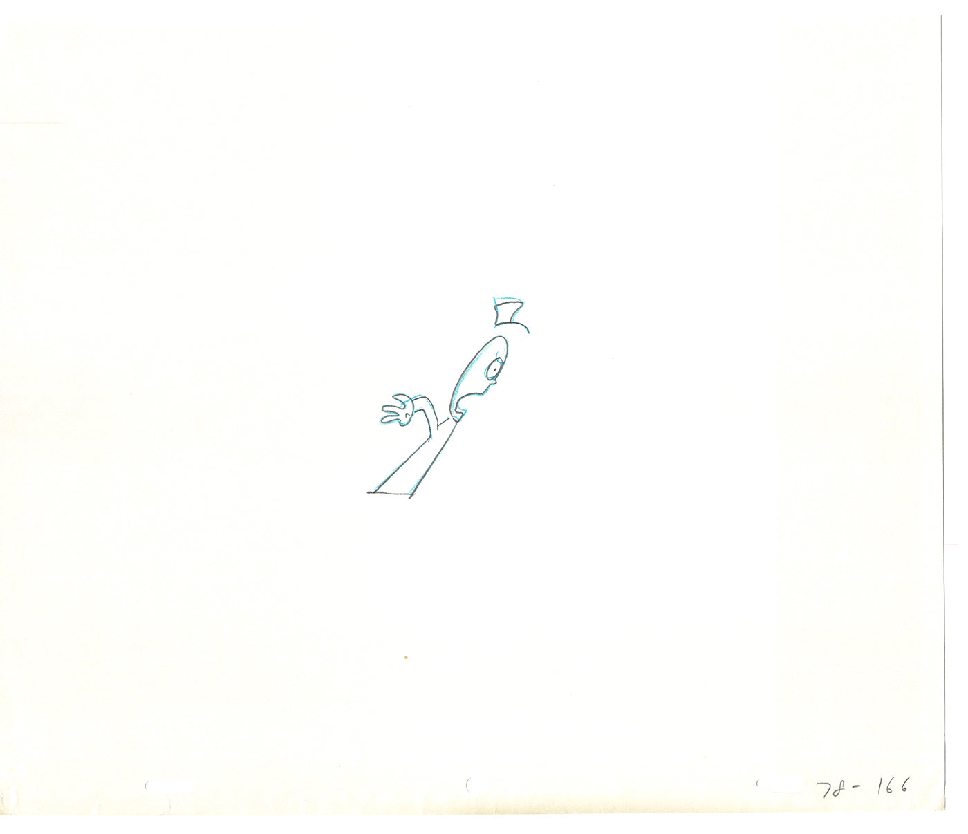 Sesame Street Two Cel Drawings Detective Anticipation Production Cartoon Ivanick 1989 CD191