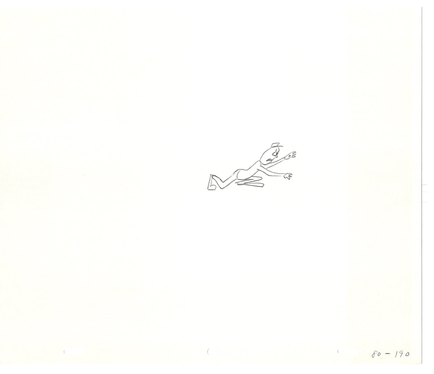 Sesame Street Two Cel Drawings Detective Anticipation Production Cartoon Ivanick 1989 DD203