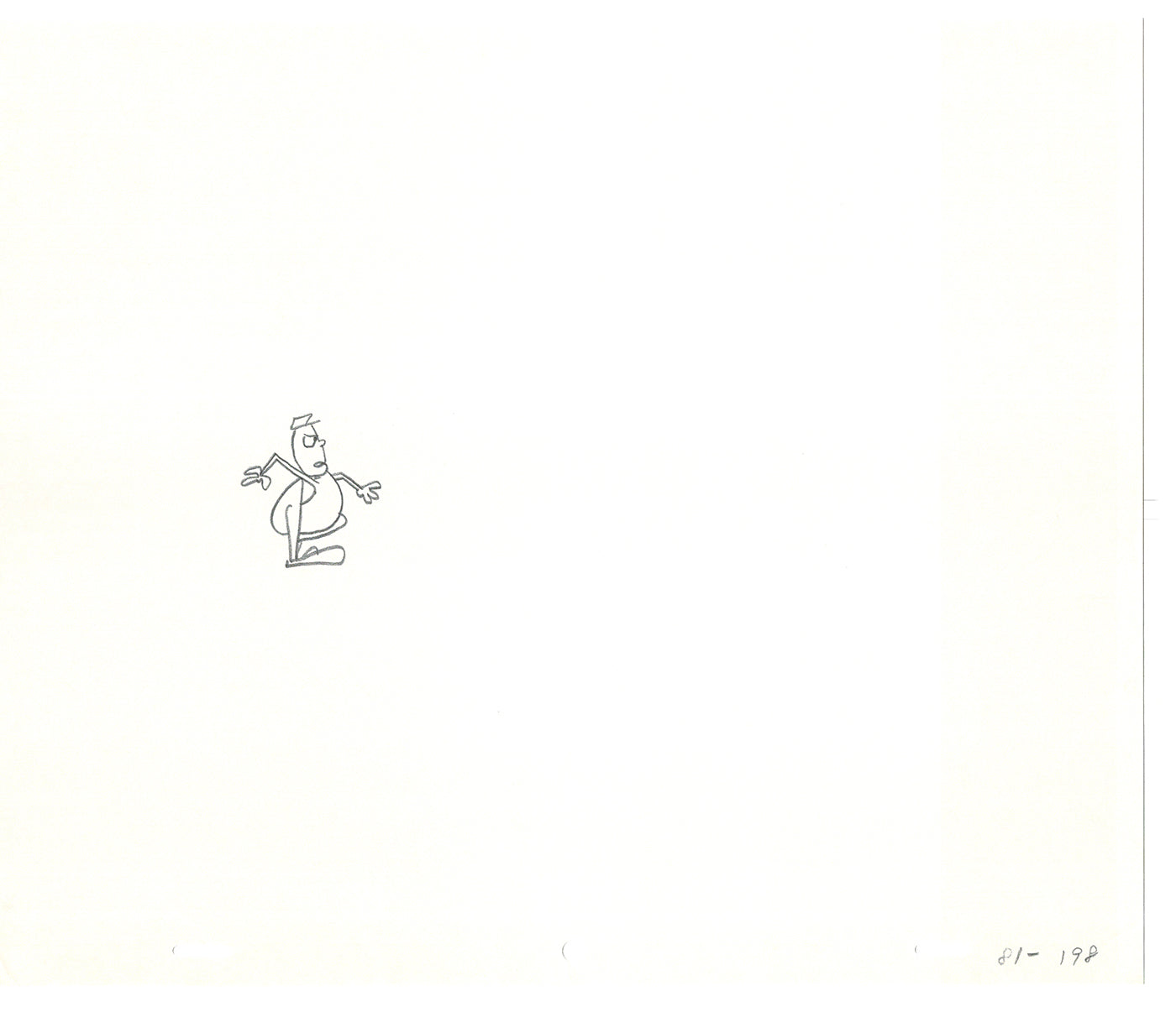 Sesame Street Two Cel Drawings Detective Anticipation Production Cartoon Ivanick 1989 DD213