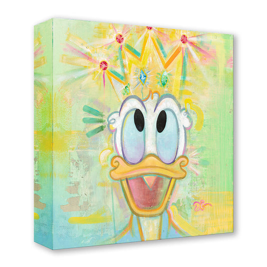 Donald Duck Walt Disney Fine Art Dom Corona Limited Edition of 1500 Treasures on Canvas Print TOC "Dignified Duck"