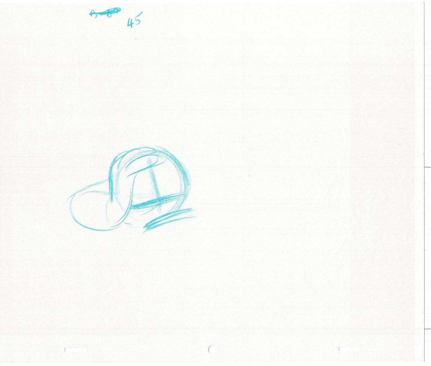 Scrooge McDuck 2 LOT Sport Goofy in Soccermania Production Animation Cel Drawing Walt Disney 1987 R11