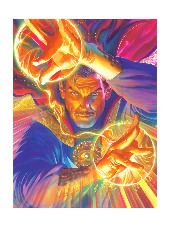 Marvelocity Doctor Strange Alex Ross Signed DC NYCC 2025 Exclusive Print on Paper Limited Edition of 15 Printers Proof Edition