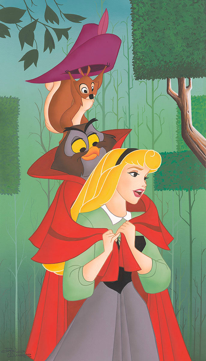 Sleeping Beauty Aurora Walt Disney Fine Art Don "Ducky" Williams Signed Limited Edition of 195 Print on Canvas "Dream Prince"