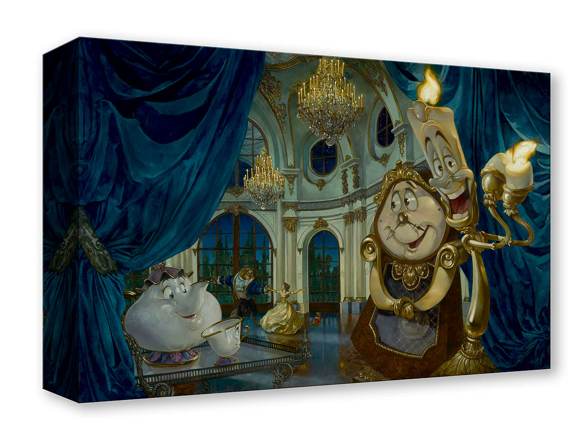 Belle Beauty and the Beast Walt Disney Fine Art Heather Edwards Limited Edition Treasures on Canvas TOC - Just a Little Change: Gratitude