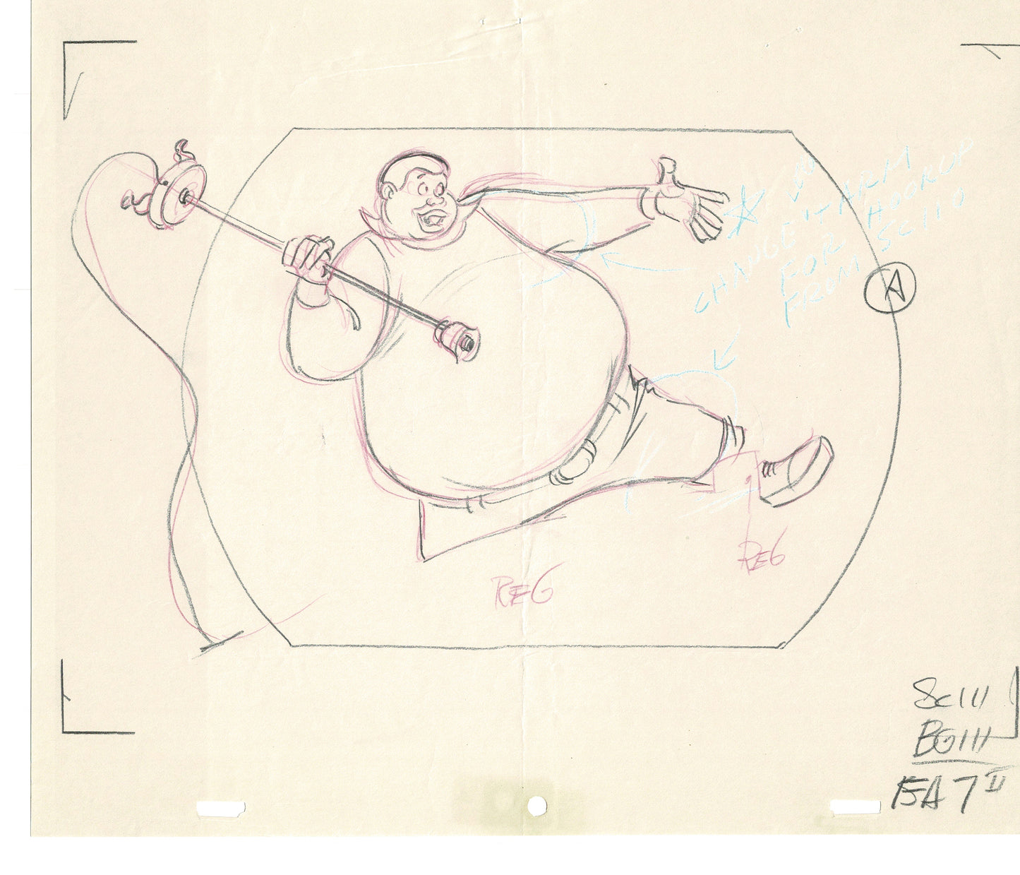FAT ALBERT & the Gang Production Animation Cel Drawing Filmation 1972-75 dr06