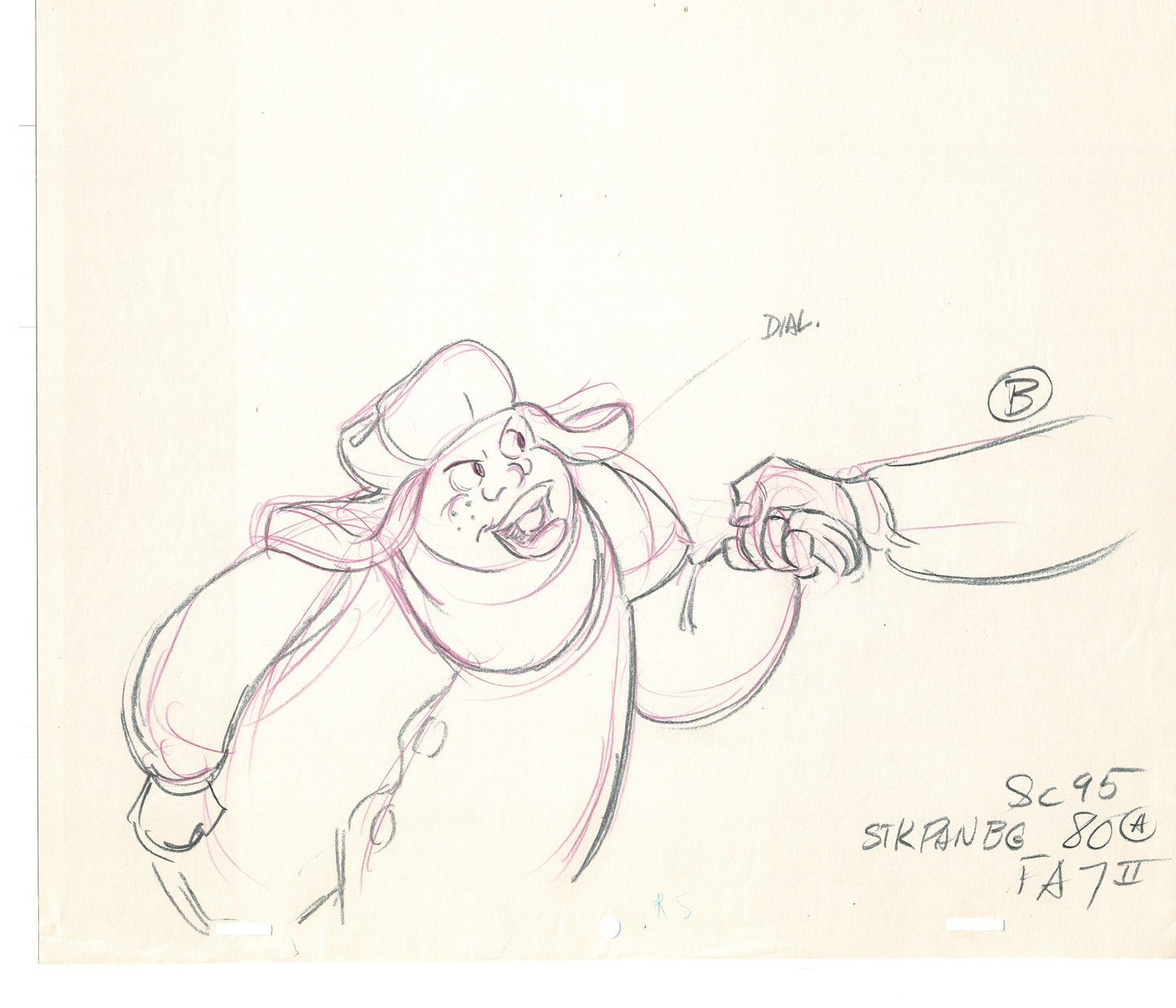 FAT ALBERT & the Gang Production Animation Cel Drawing Filmation 1972-75 dr24