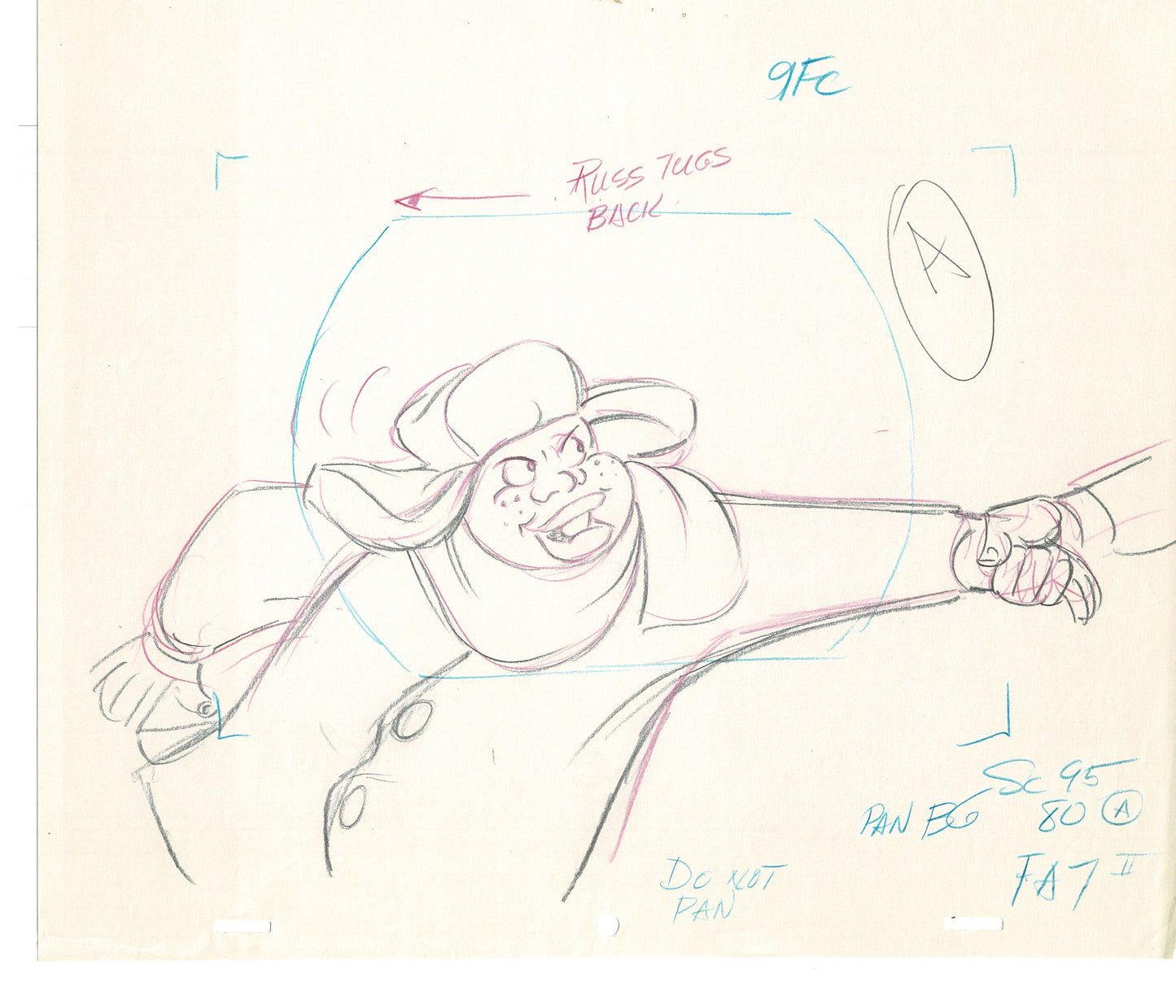 FAT ALBERT & the Gang Production Animation Cel Drawing Filmation 1972-75 dr25