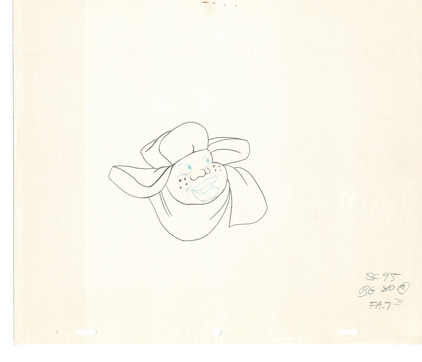 FAT ALBERT & the Gang Production Animation Cel Drawing Filmation 1972-75 dr26